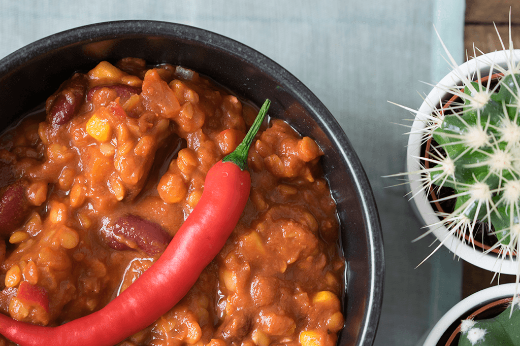 Linsen-Chili mit Schokolade und Zimt Zutaten