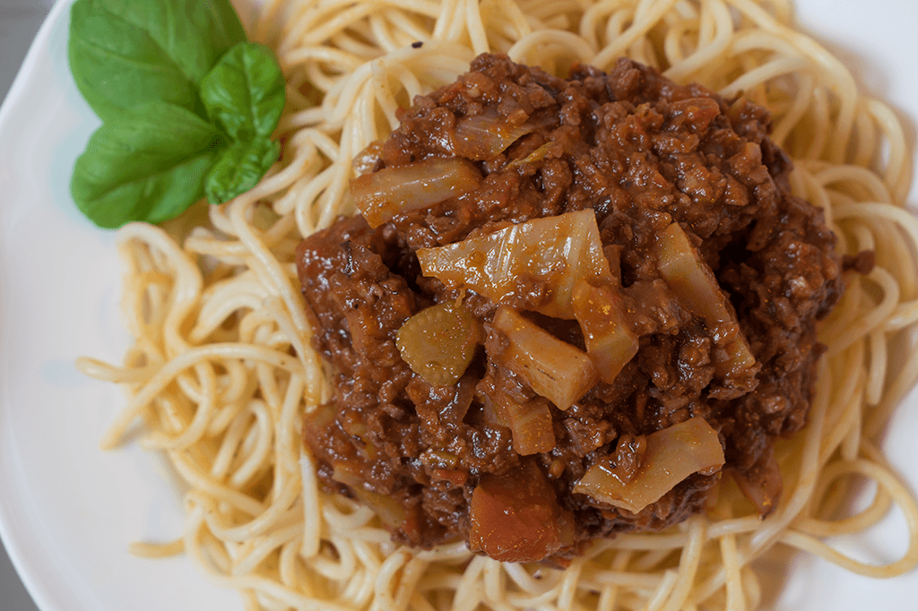 eine vegetarische Fenchelbolognese, Bolognese mit Fenchel