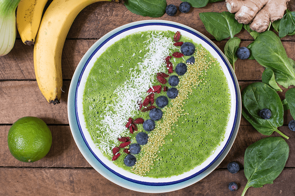 Grüne Smoothie Bowl