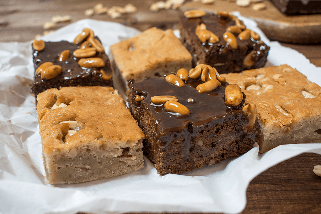 Vegane Brownies und Blondies