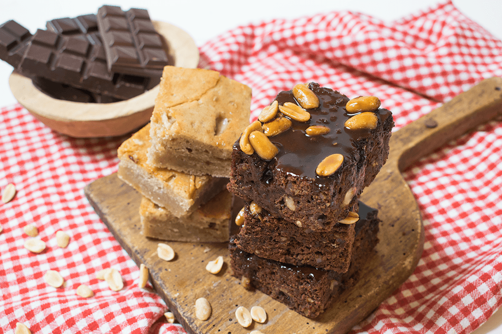 Vegane Brownies und Blondies