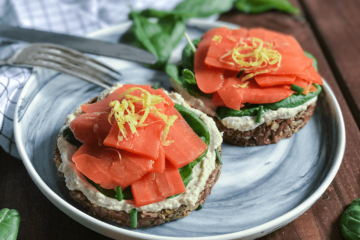 Karotten Lachs, veganer Lachs, Lachs aus Karotte