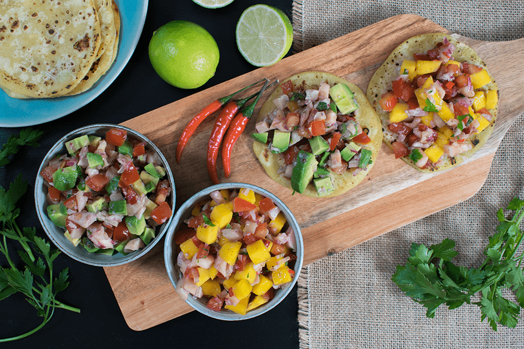 Austernpilz Ceviche, vegane Ceviche