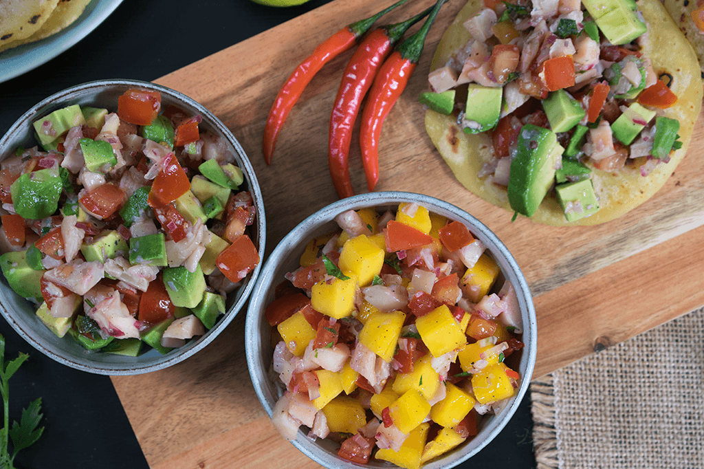 Austernpilz Ceviche, vegane Ceviche