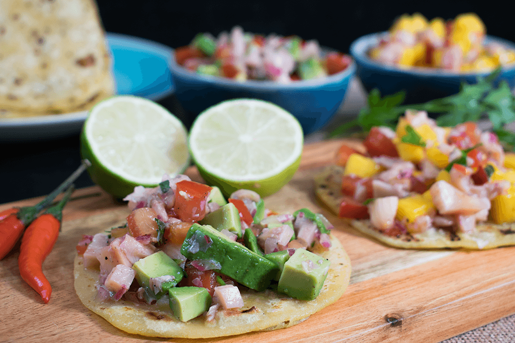 Austernpilz Ceviche, vegane Ceviche