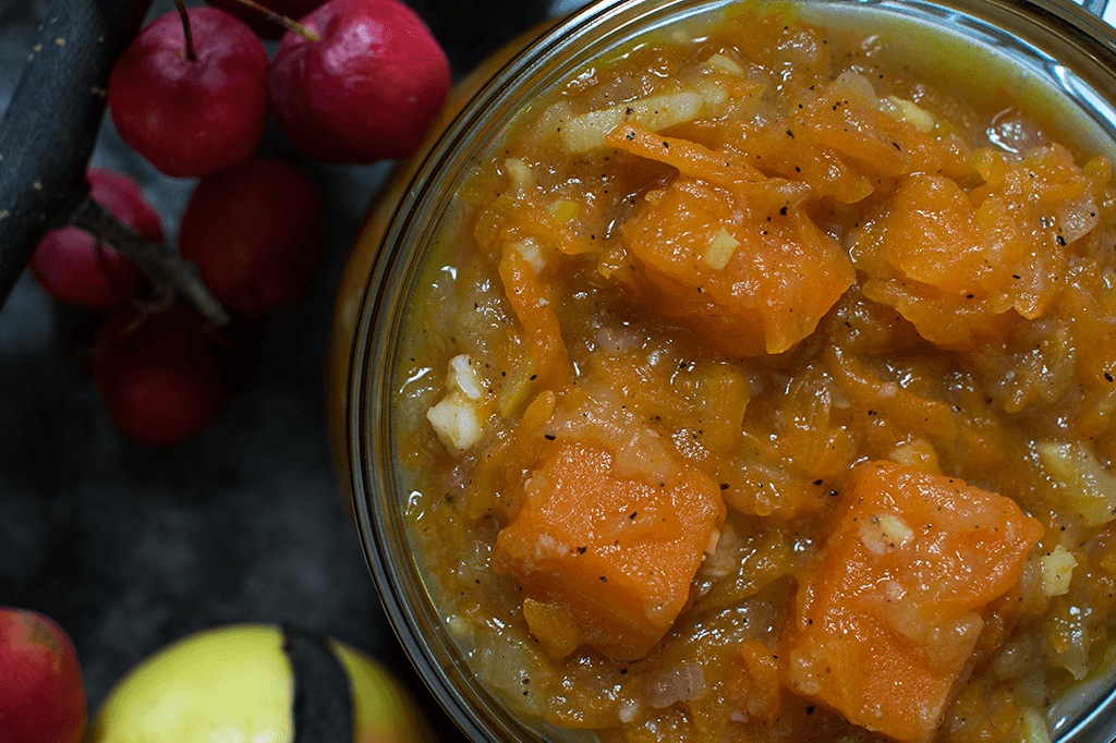 Ein würziges Apfel-Kürbis-Chutney, Apfel-Kürbis-Aufstrich