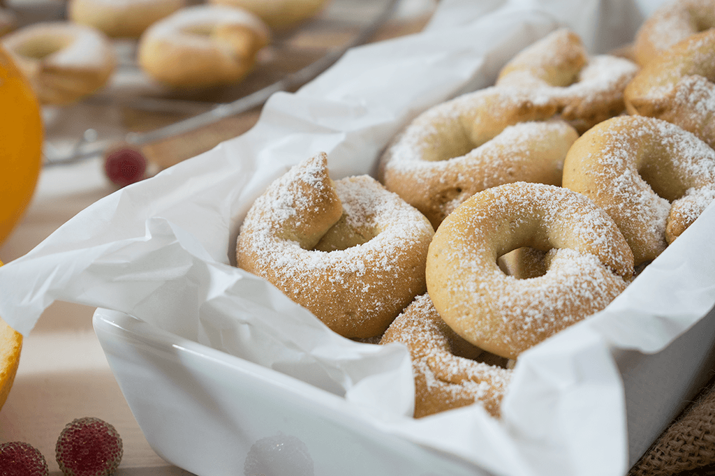 Orangen-Kekse mit Olivenöl, Olivenöl-Kekse