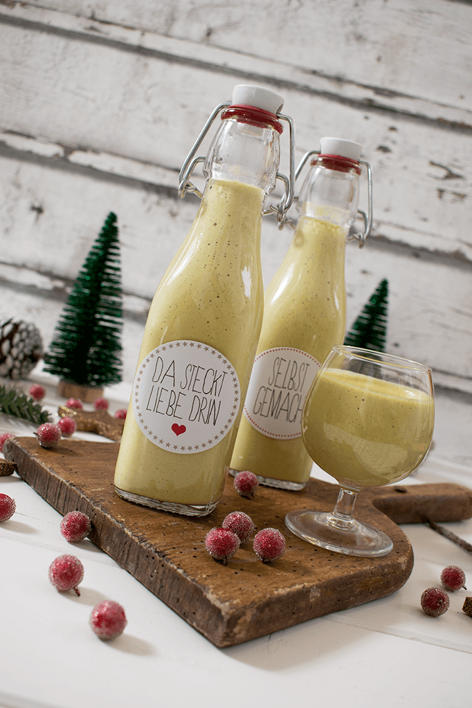 veganer Eggnog, Egg-„Not“, veganer Eierlikör