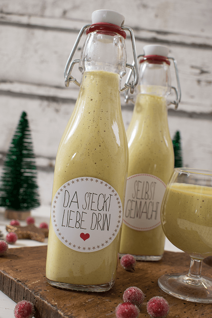 veganer Eggnog, Egg-„Not“, veganer Eierlikör