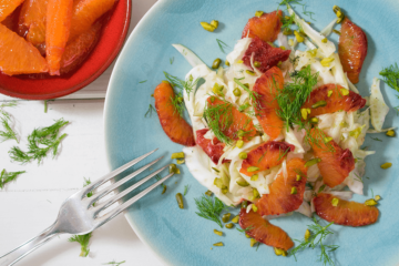 Fenchelsalat mit Blutorangen, Fenchel-Blutorangen-Salat